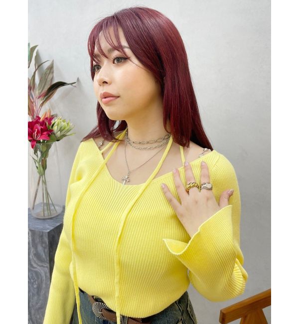 EVRIS「チョーカーネックニットトップス」|ニット・セーター|