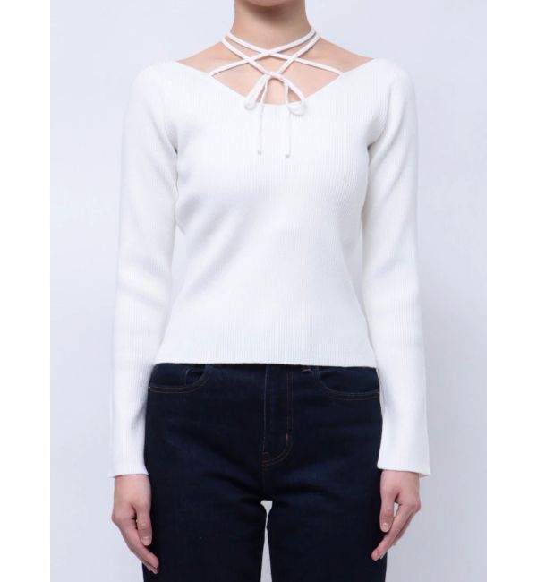 EVRIS「チョーカーネックニットトップス」|ニット・セーター|