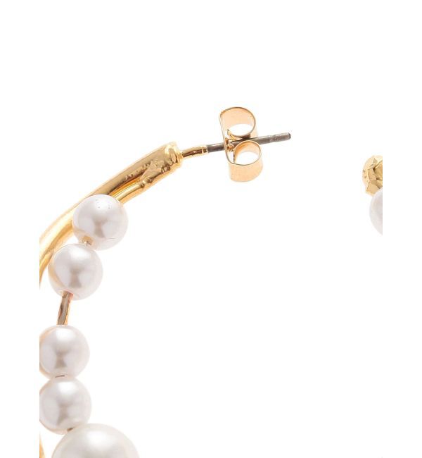 EVRIS「PEARL MIX HOOPピアス」|ピアス|