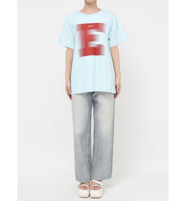 EVRIS「フロントロゴオーバーサイズTシャツ」|Tシャツ・カットソー|