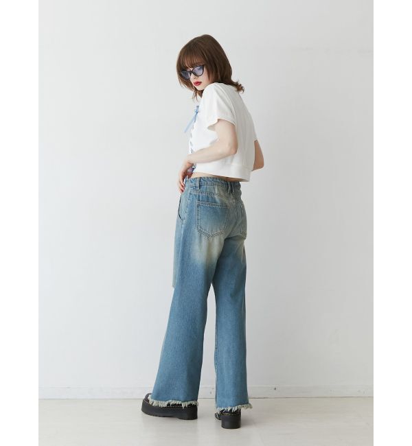 jouetie「レースアップリボントップス」|Tシャツ・カットソー|