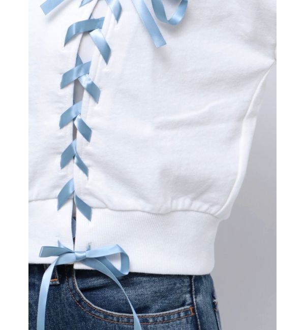 jouetie「レースアップリボントップス」|Tシャツ・カットソー|