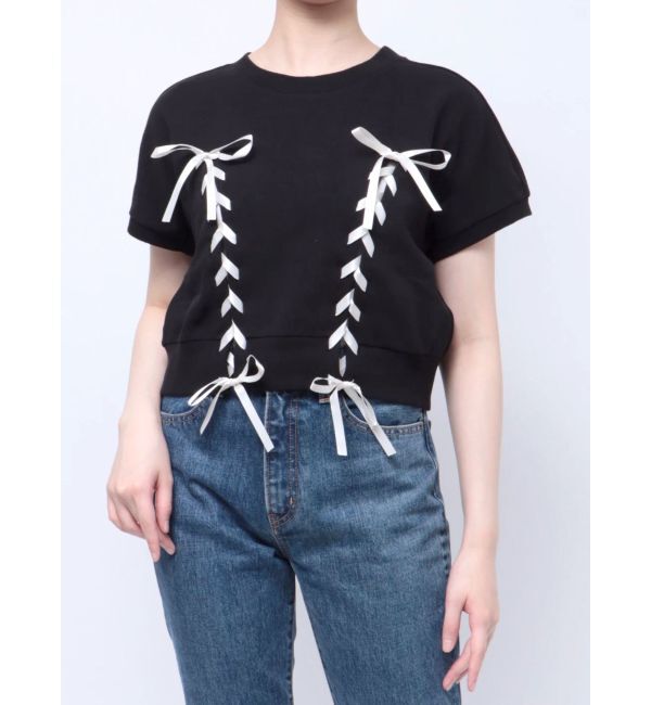 jouetie「レースアップリボントップス」|Tシャツ・カットソー|