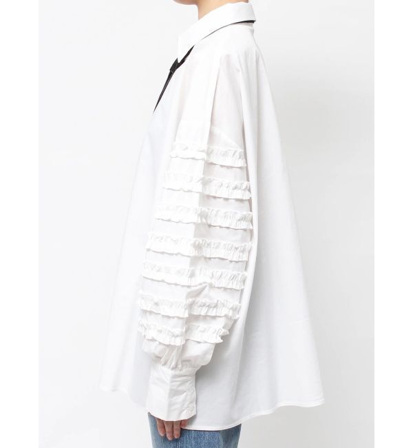 jouetie「スリーブフリルルーズタイシャツ【セットアイテム】」|シャツ・ブラウス|