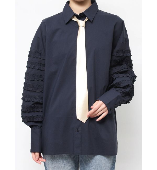 jouetie「スリーブフリルルーズタイシャツ【セットアイテム】」|シャツ・ブラウス|