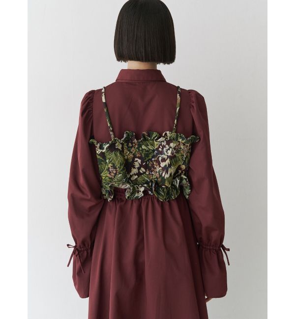 jouetie「ゴブランビスチェシャツワンピース」|ワンピース|