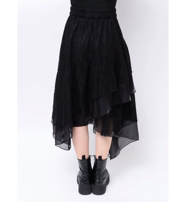 jouetie「レースアシメフリルスカート」|スカート|
