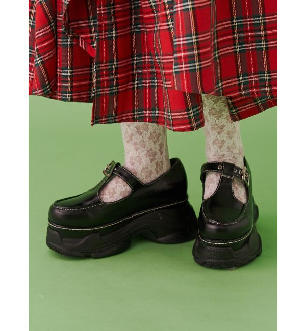 jouetie「メリージェーンレースアップシューズ」|その他|ブラック