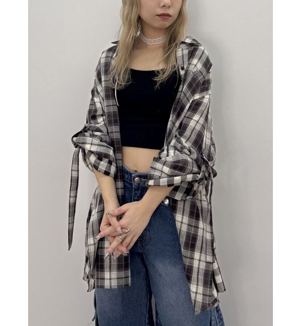 jouetie「ルーズガーゼシャツ」|シャツ・ブラウス|ブラウン