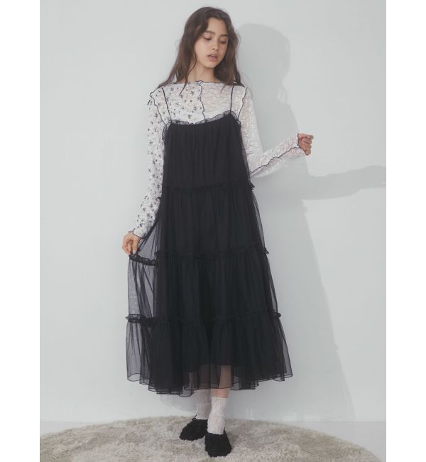 merry jenny「チュールサテンフラットシューズ」|その他|