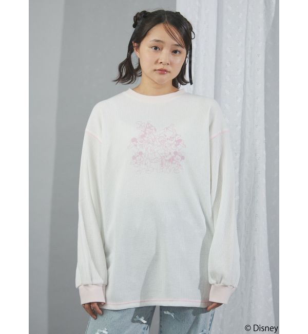 merry jenny「MICKEY＆FRIENDS / サーマルトップス」|Tシャツ・カットソー|