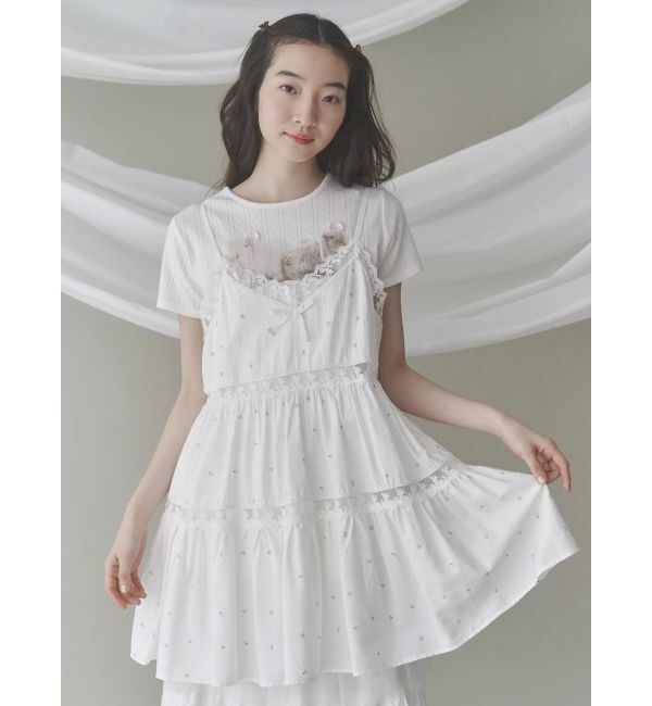 merry jenny「flowerフレアベビードール」|シャツ・ブラウス|