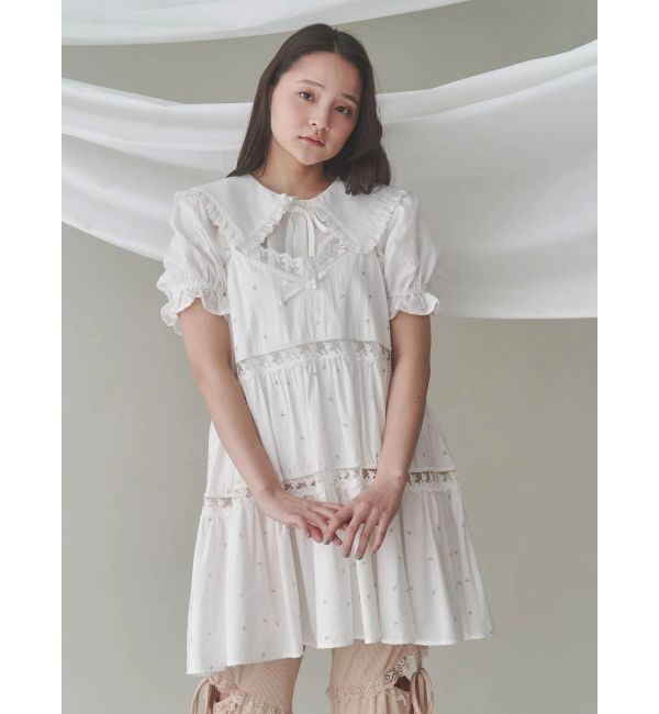 merry jenny「flowerフレアベビードール」|シャツ・ブラウス|