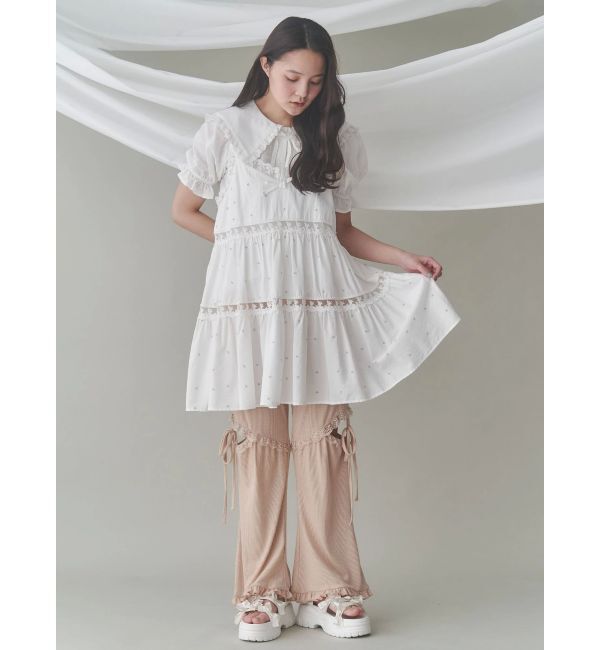 merry jenny「flowerフレアベビードール」|シャツ・ブラウス|