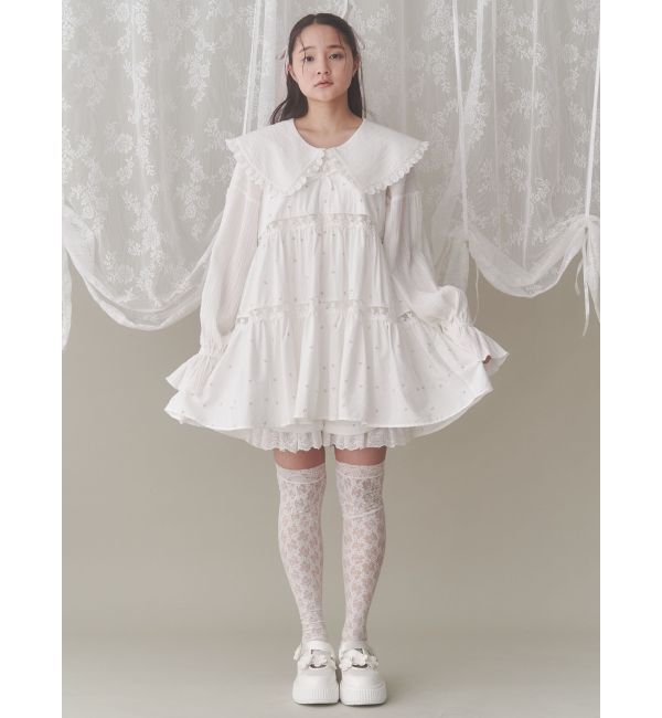 merry jenny「flowerフレアベビードール」|シャツ・ブラウス|