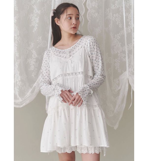 merry jenny「flowerフレアベビードール」|シャツ・ブラウス|