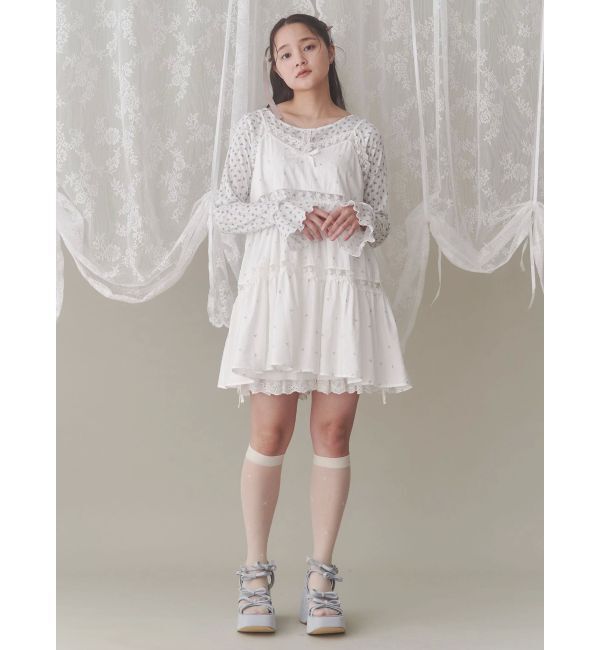 merry jenny「flowerフレアベビードール」|シャツ・ブラウス|