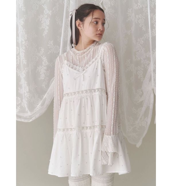 merry jenny「flowerフレアベビードール」|シャツ・ブラウス|