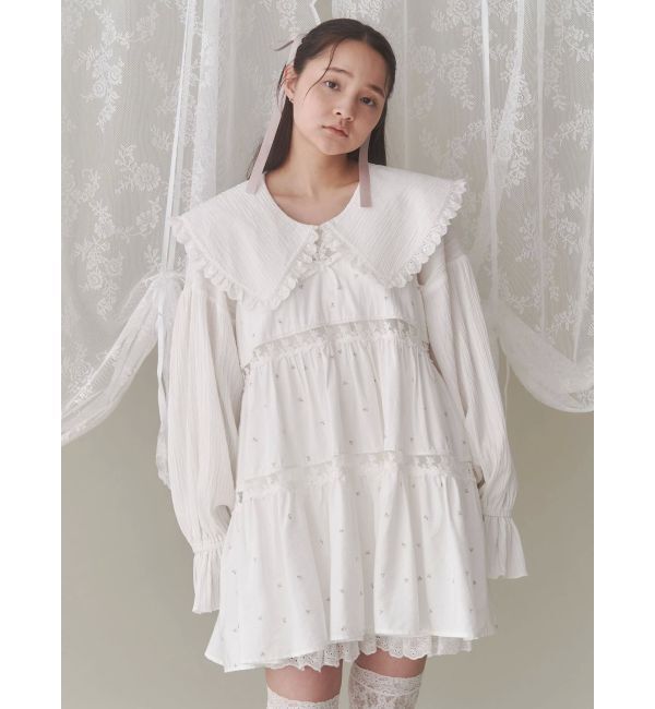 merry jenny「flowerフレアベビードール」|シャツ・ブラウス|