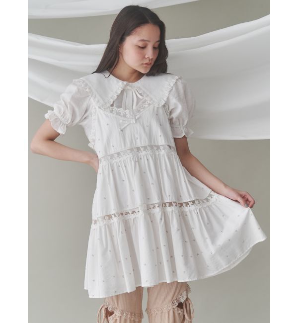 merry jenny「flowerフレアベビードール」|シャツ・ブラウス|