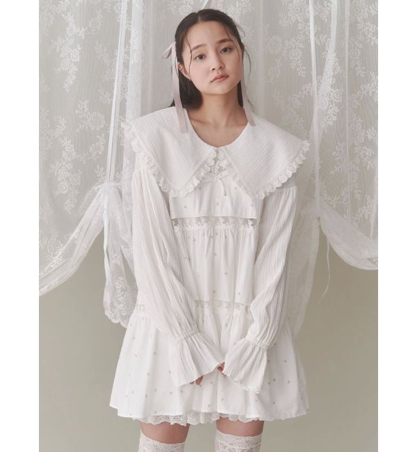 merry jenny「flowerフレアベビードール」|シャツ・ブラウス|