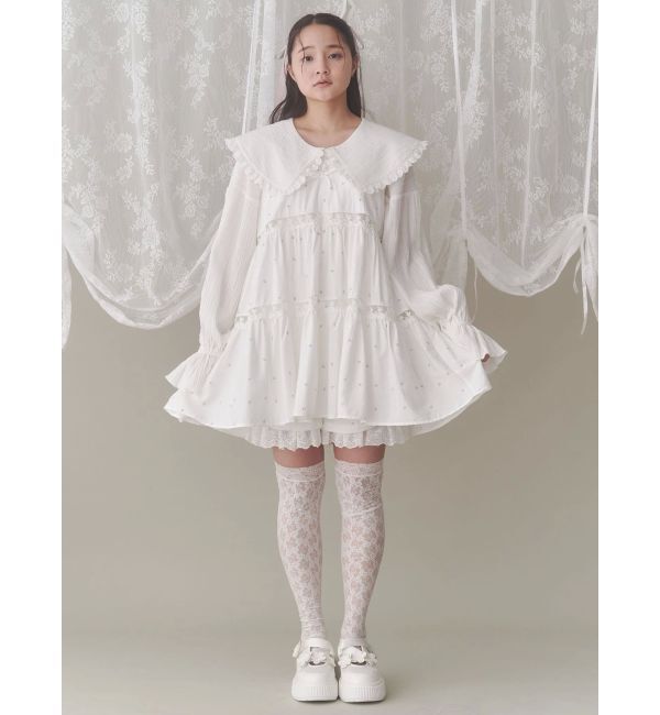 merry jenny「flowerフレアベビードール」|シャツ・ブラウス|