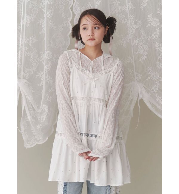 merry jenny「flowerフレアベビードール」|シャツ・ブラウス|