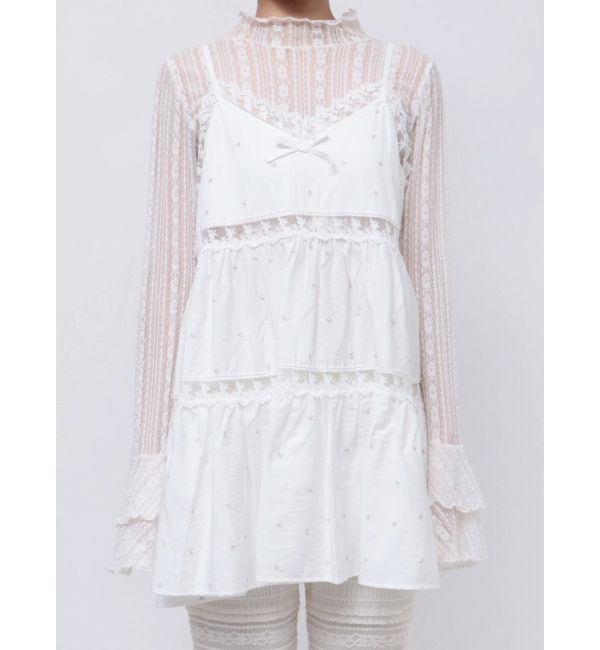merry jenny「flowerフレアベビードール」|シャツ・ブラウス|