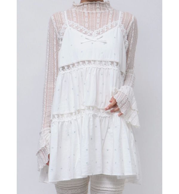 merry jenny「flowerフレアベビードール」|シャツ・ブラウス|
