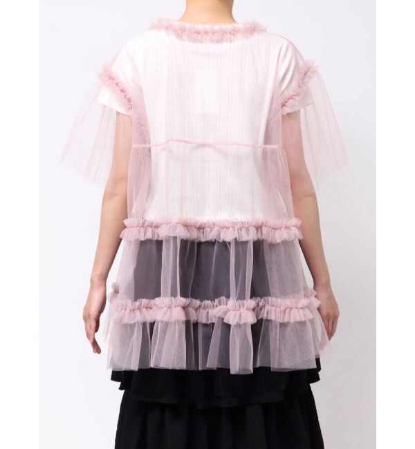 merry jenny「チュールティアードチュニック」|シャツ・ブラウス|