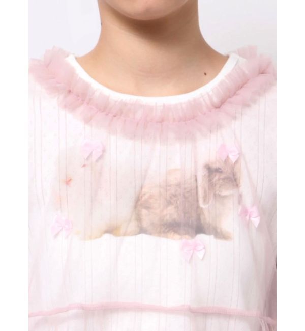 merry jenny「チュールティアードチュニック」|シャツ・ブラウス|