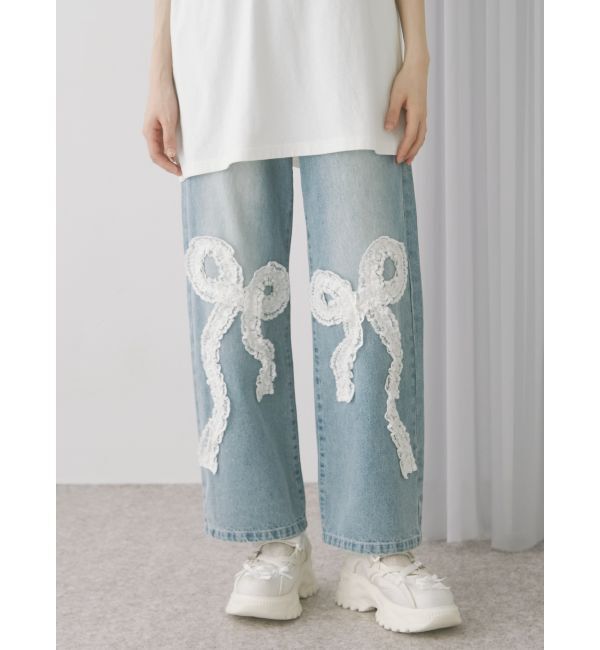 merry jenny「frill ribbonデニムパンツ」|その他|