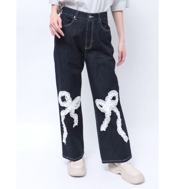 merry jenny「frill ribbonデニムパンツ」|その他|