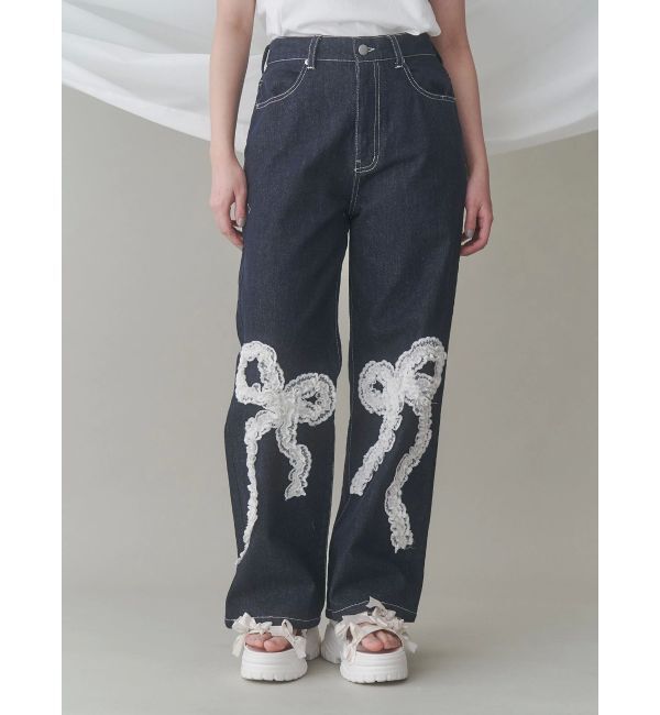 merry jenny「frill ribbonデニムパンツ」|その他|