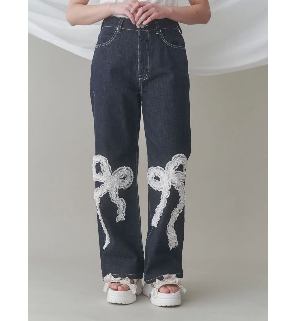 merry jenny「frill ribbonデニムパンツ」|その他|