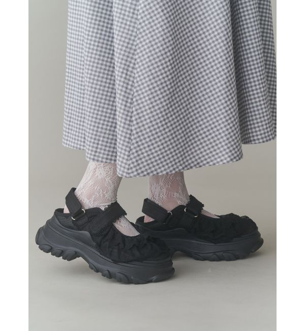 merry jenny「frill back strap sandal sneakers」|スニーカー|