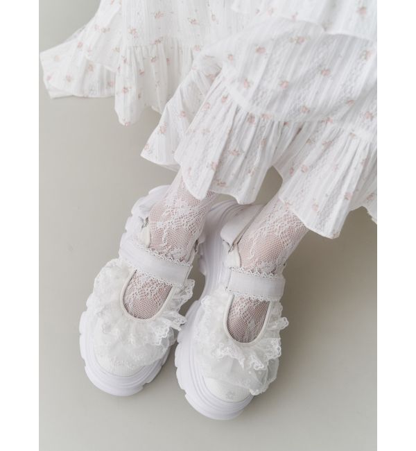 merry jenny「frill back strap sandal sneakers」|スニーカー|