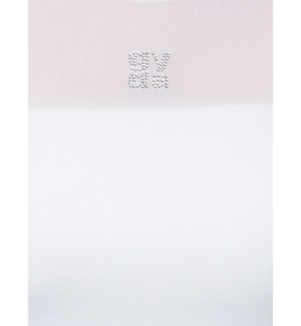 GYDA「square gydaシアー半袖TOPS」|Tシャツ・カットソー|