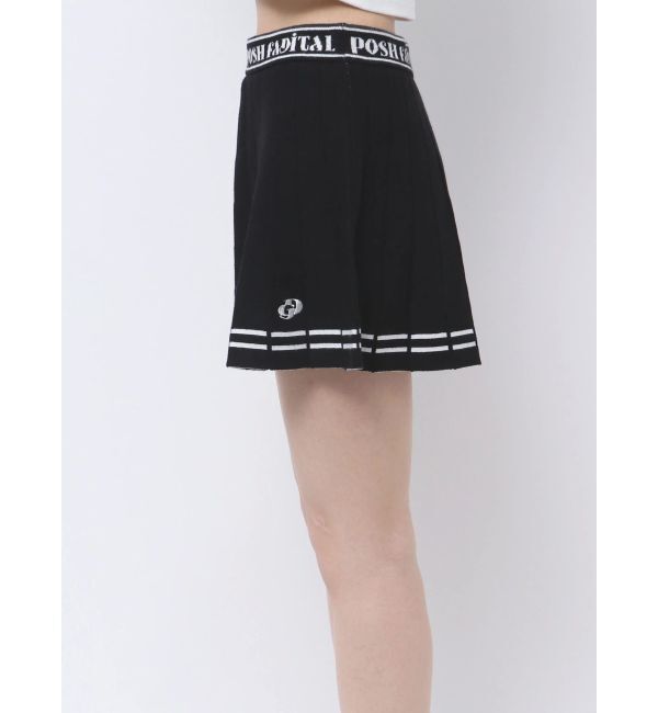 GYDA「GDニットLINEスカートライクショートパンツ」|スカート|