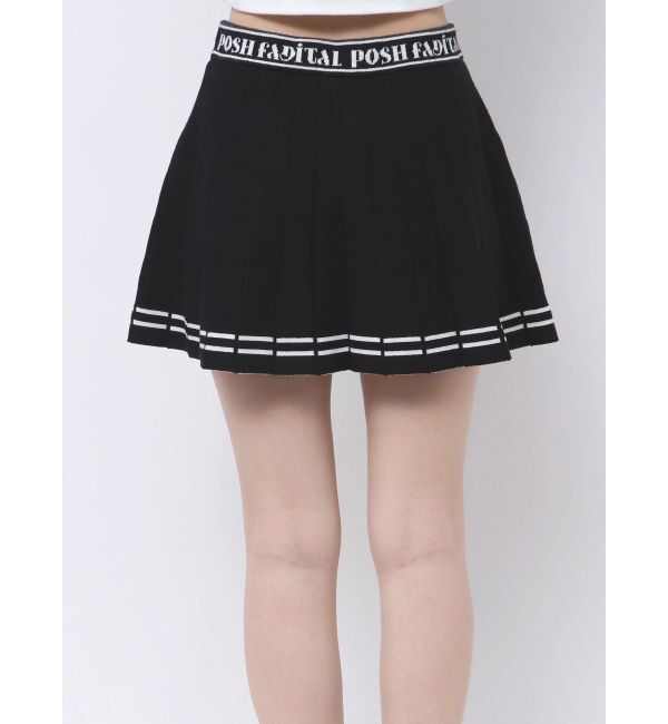 GYDA「GDニットLINEスカートライクショートパンツ」|スカート|