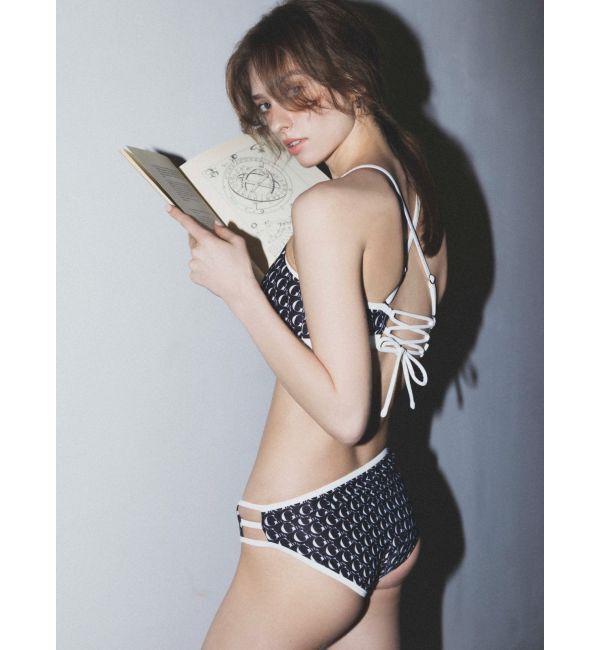 GYDA「GYDA patternバックレースアップビキニ」|ビキニ|