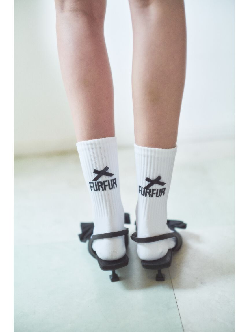 FURFUR「【限定カラー】リボンロゴソックス」|ソックス|
