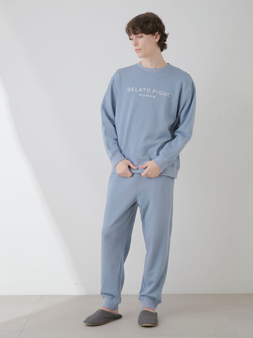 GELATO PIQUE HOMME「【ONLINE限定】【HOMME】コットン裏毛ロングパンツ」|ルームウェア|