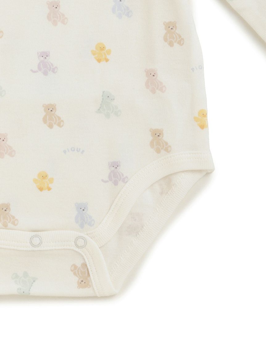 GELATO PIQUE KIDS & BABY「【ラッピング済み】【BABY】ベアブランケット&ぬいぐるみ&ボディースーツ&スタイ4点セット ギフトBOX」|その他ベビー用品|