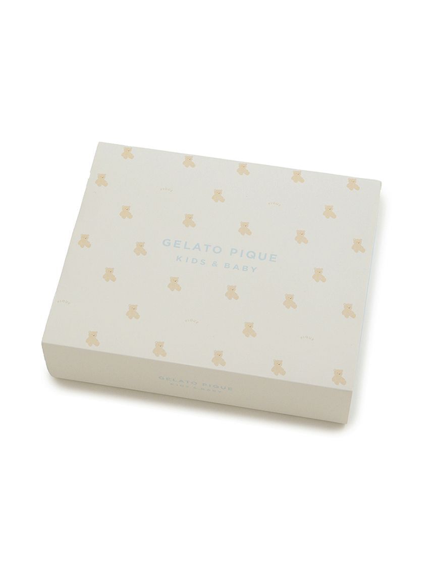 GELATO PIQUE KIDS & BABY「【ラッピング済み】【BABY】ベアブランケット&ぬいぐるみ&ボディースーツ&スタイ4点セット ギフトBOX」|その他ベビー用品|