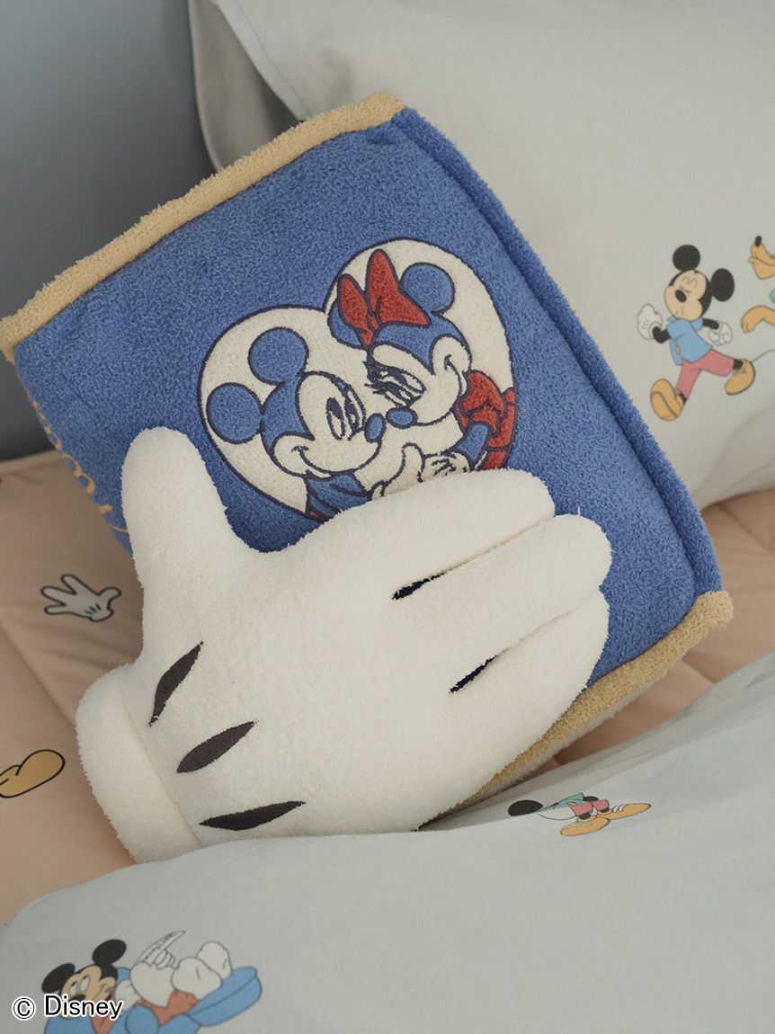 gelato pique Sleep「【Sleep】Mickey / ハンドモチーフクッション」|クッション・クッションカバー|