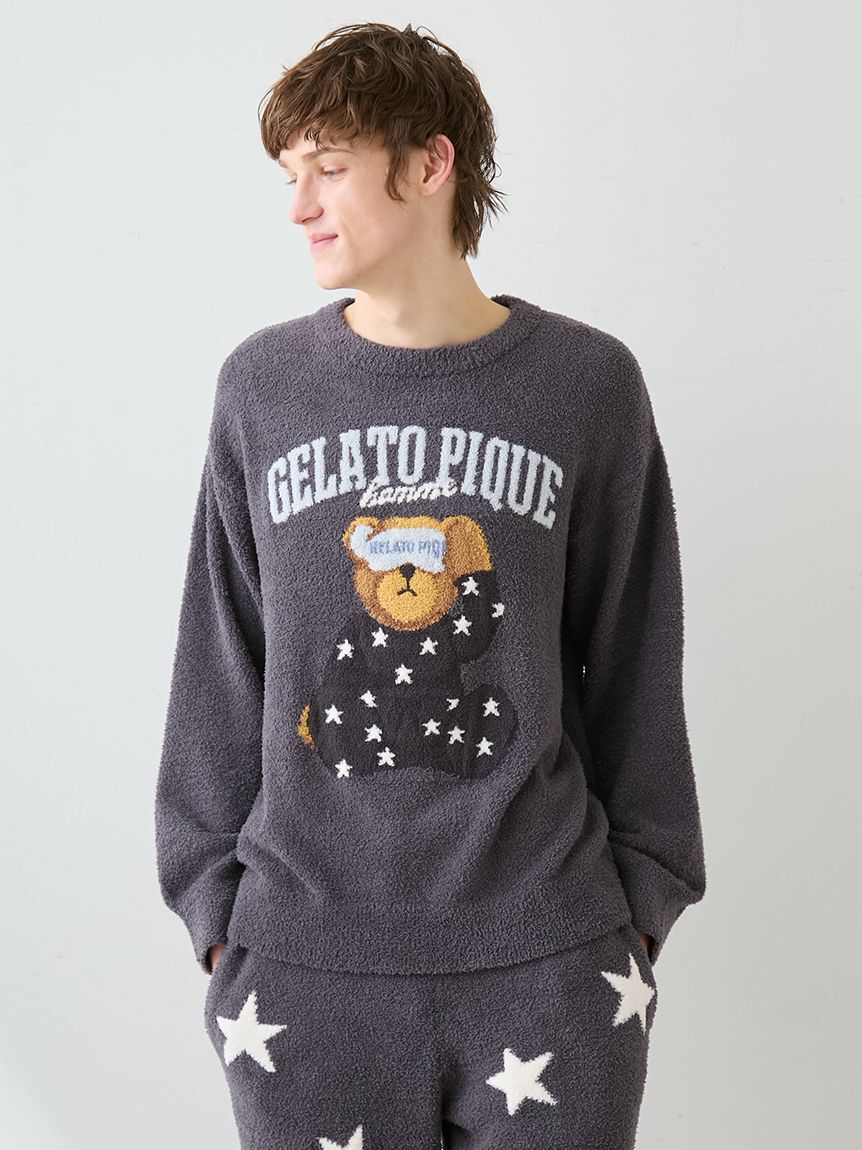 GELATO PIQUE HOMME「【HOMME】べビモコグッドモーニングベアプルオーバー」|プルオーバー|