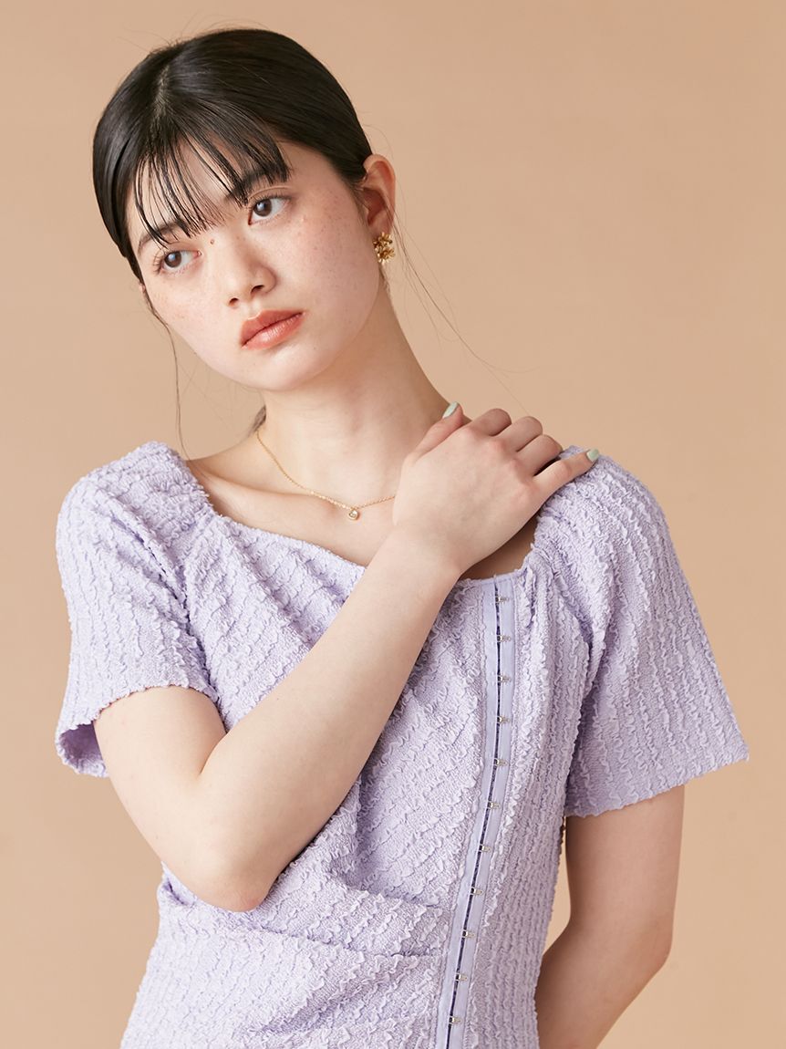 LILY BROWN「デコルテカットワンピース」|ワンピース|