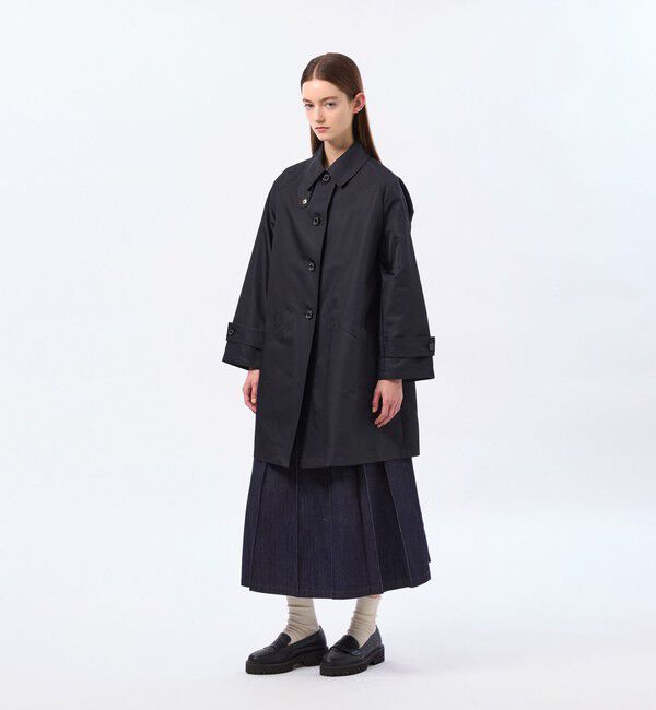 MACKINTOSH PHILOSOPHY「【WELBURY(ウェルベリー)】ダブルクロス製」|ステンカラーコート|