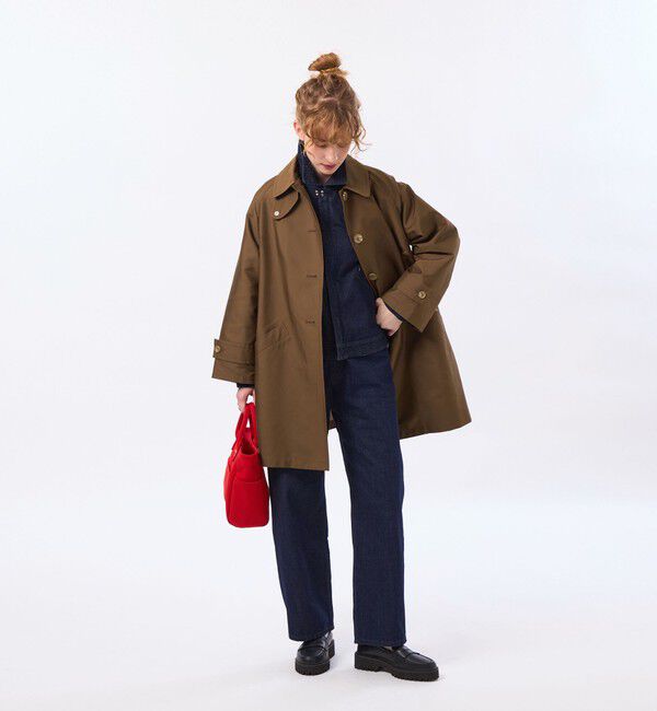 MACKINTOSH PHILOSOPHY「【WELBURY(ウェルベリー)】ダブルクロス製」|ステンカラーコート|